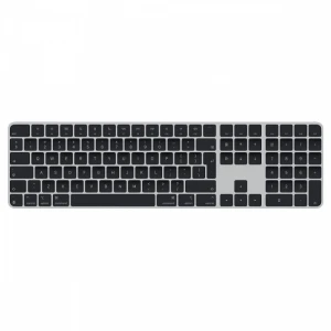 Apple Klawiatura Magic Keyboard z Touch ID i polem numerycznym dla modeli Maca z czipem Apple - angielski (międzynarodowy) - czarne klawisze