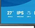 IIYAMA Monitor 27 cali Prolite XB2797QSNPH-B1,IPS,QHD,CAM,MIC,HDMI, DP, 4xUSB,75Hz, USB-C DOCK  96W, RJ45,KVM, 2x2W, 5MP WINDOWS HELLO, HAS 150,  350C 378087