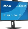 IIYAMA Monitor 27 cali Prolite XB2797QSNPH-B1,IPS,QHD,CAM,MIC,HDMI, DP, 4xUSB,75Hz, USB-C DOCK  96W, RJ45,KVM, 2x2W, 5MP WINDOWS HELLO, HAS 150,  350C 378092