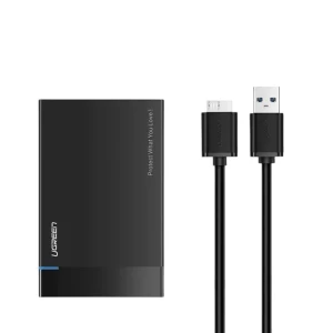 Ugreen Obudowa dysku 2,5 cala SATA USB 3.0 czarna