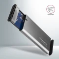 AXAGON EEM2-SG2 Obudowa zewnętrzna aluminiowa bezśrubowa USB-C 3.2 Gen 2 M.2 NVMe & SATA SSD + USB-A - USB-C redukcja 378323