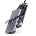 AXAGON HMC-6M2 Wieloportowy hub USB-C 3.2 Gen 1, slot M.2 SATA + HDMI + GLAN + 2x USB-A + PD 100W 378325