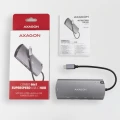 AXAGON HMC-6M2 Wieloportowy hub USB-C 3.2 Gen 1, slot M.2 SATA + HDMI + GLAN + 2x USB-A + PD 100W 378327