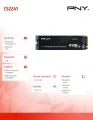 PNY Dysk SSD 1TB M.2 2280 CS2241 M280CS2241-1TB-RB 378547