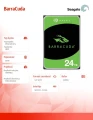 Seagate Dysk twardy BarraCuda 24TB 3.5 cala ST24000DM001 378666