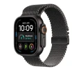 Apple Smartwatch Watch Ultra 4 GPS + Cellular, koperta 49mm z tytanu w kolorze czarnym, bransoleta mediolańska w kolorze czarnym - rozmiar M 379012