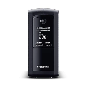 CyberPower Zasilacz awaryjny VP700ELCD 700VA/390W, Symulowana fala sinusoidalna, AVR, USB, LCD, 4xSchuko