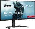 IIYAMA Monitor G-Master 34 cale GCB3484WQSU-B2,VA,UWQHD,200Hz,1500R,21:9, 450cd,     2x5W, PIP, PBP, 2xHDMI, DP, 2xUSB 3.2, 2xUSB-C, Dual mode: 1728x7 379075