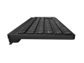 Natec Klawiatura Tang US bezprzewodowa BT + 2.4GHz cicha Slim czarna 379160