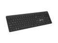 Natec Klawiatura Tang US bezprzewodowa BT + 2.4GHz cicha Slim czarna 379161