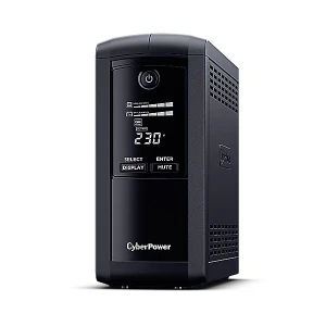 CyberPower Zasilacz awaryjny UPS VP1000ELCD 1000VA/550W AVR, USB, LCD, 4xSchuko