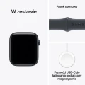 Apple Watch SE 3 GPS koperta 40 mm z aluminium w kolorze północy, pasek sportowy w kolorze północy - rozmiar S/M 379727