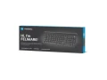 Natec Klawiatura Felimare US bluetooth + 2.4GHz Slim, uchwyt na        telefon/tablet czarna 379855