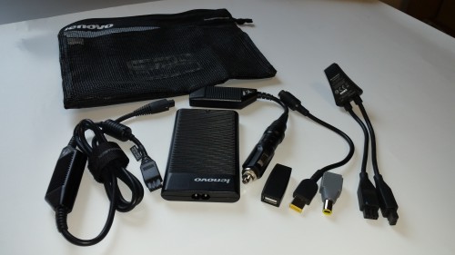Nowy zasilacz Lenovo 90W slim  AC / Air / Auto / USB / Wtyczka Europejska + kabel zasilający
