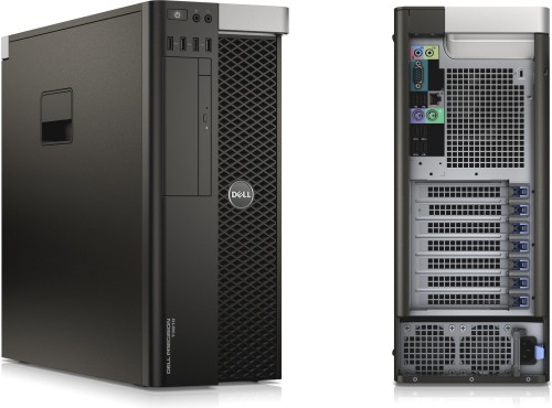 Komputer DELL T3610 E5-1650 v2 / 8GB / 2x 500GB NVS-310 DVDRW W10 Pro
